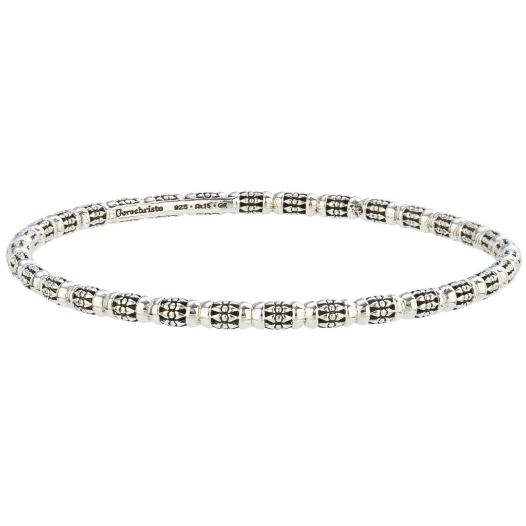 Kassandra Bangle bracelet in Sterling silver