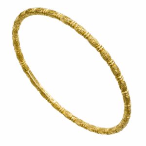Kassandra Bangle bracelet in Gold plated silver - Image 2