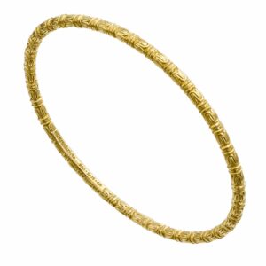 Kassandra Bangle bracelet in Gold plated silver - Image 2