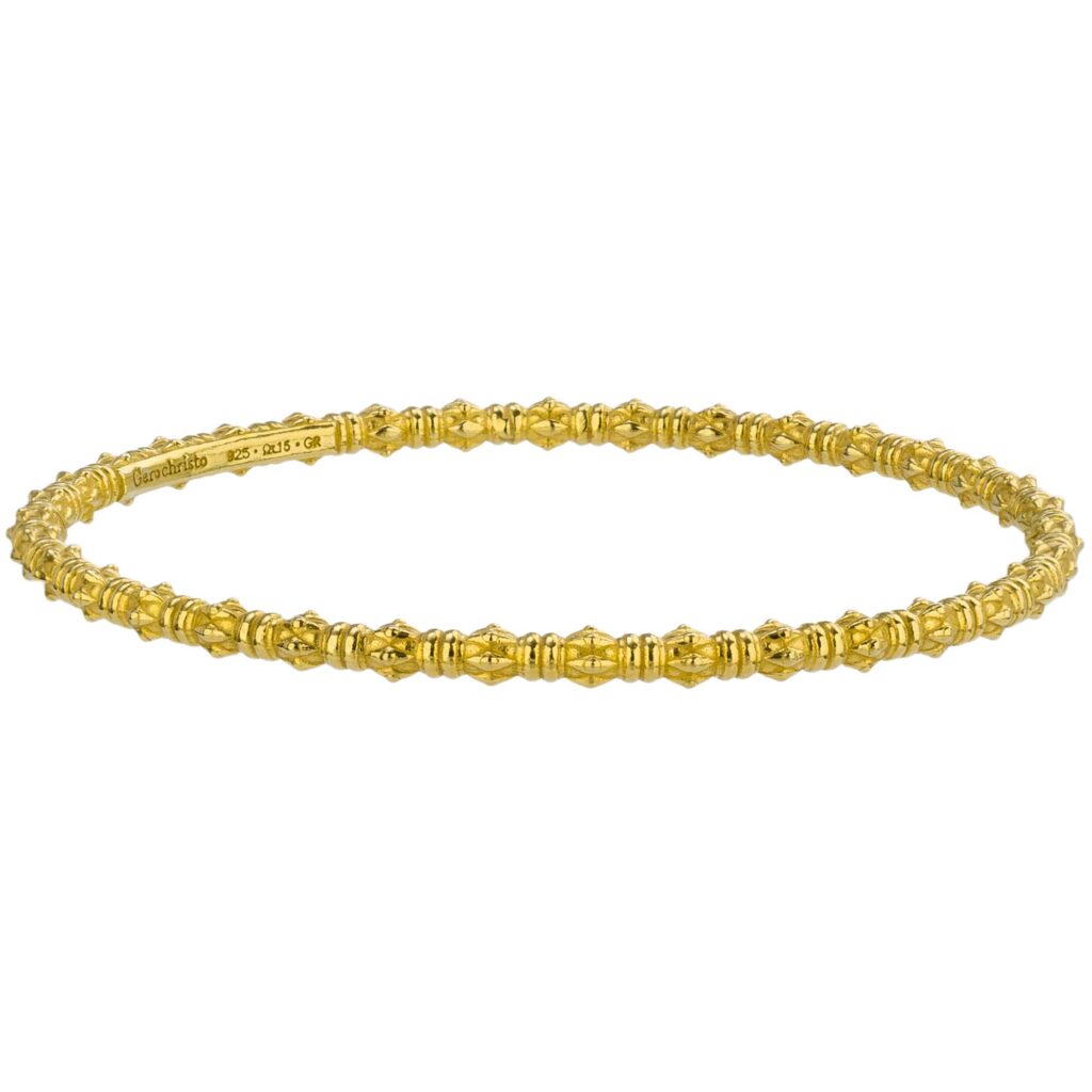 Bracelets set in sterling silver and Gold plated silver