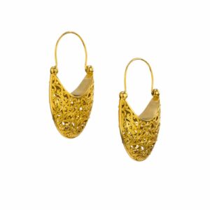 Kallisto Earrings in Gold Plated silver - Image 2