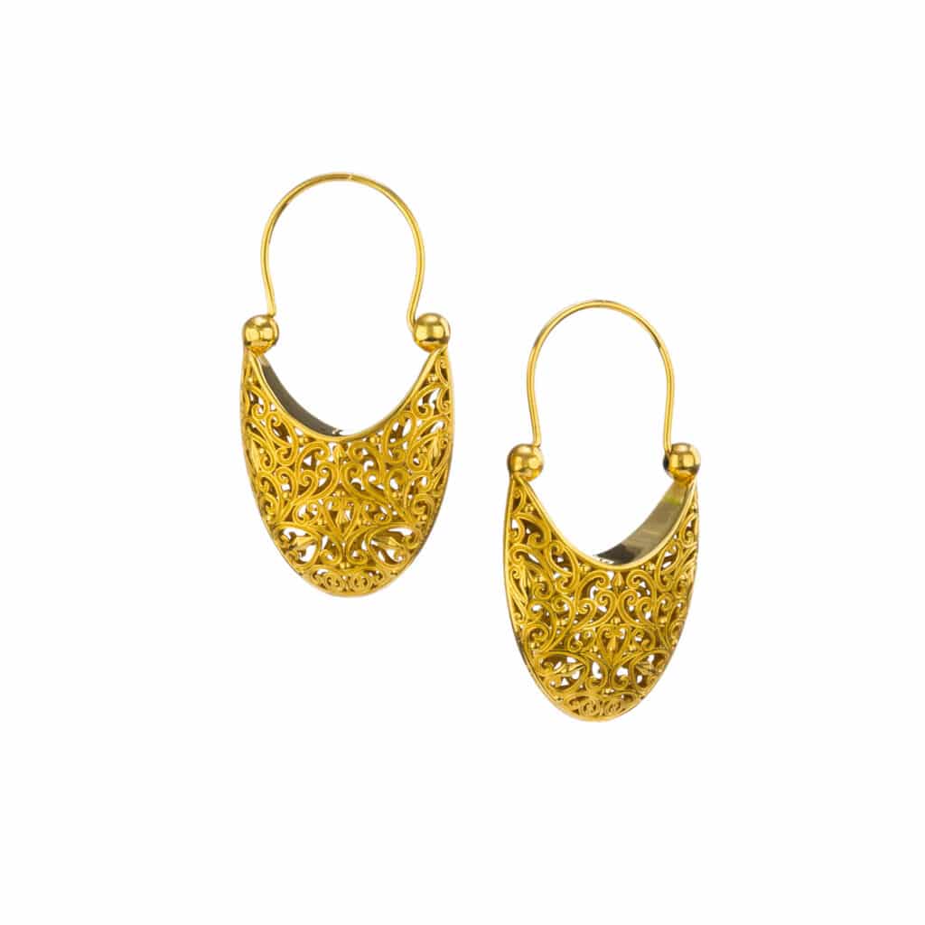 Kallisto Earrings in Gold Plated silver