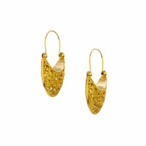 Kallisto Earrings in Gold Plated silver - Image 2