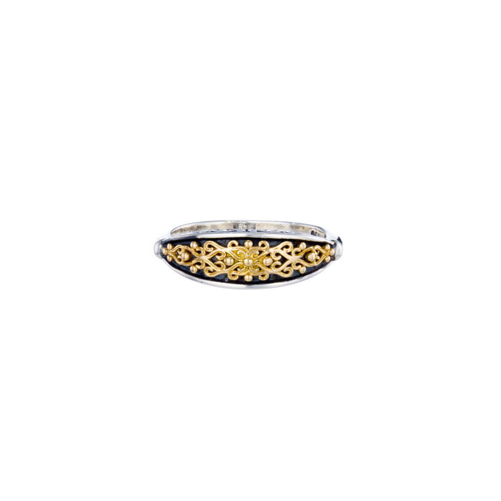 Aretousa Ring in 18K Gold and Sterling Silver