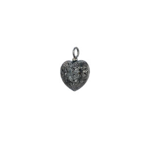 Kallisto Heart pendant in black plated silver 925 - Image 2