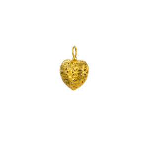 Kallisto Heart pendant in Gold plated silver 925 - Image 2