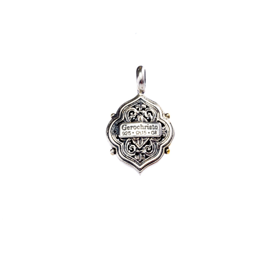 Byzantine pendant in sterling silver