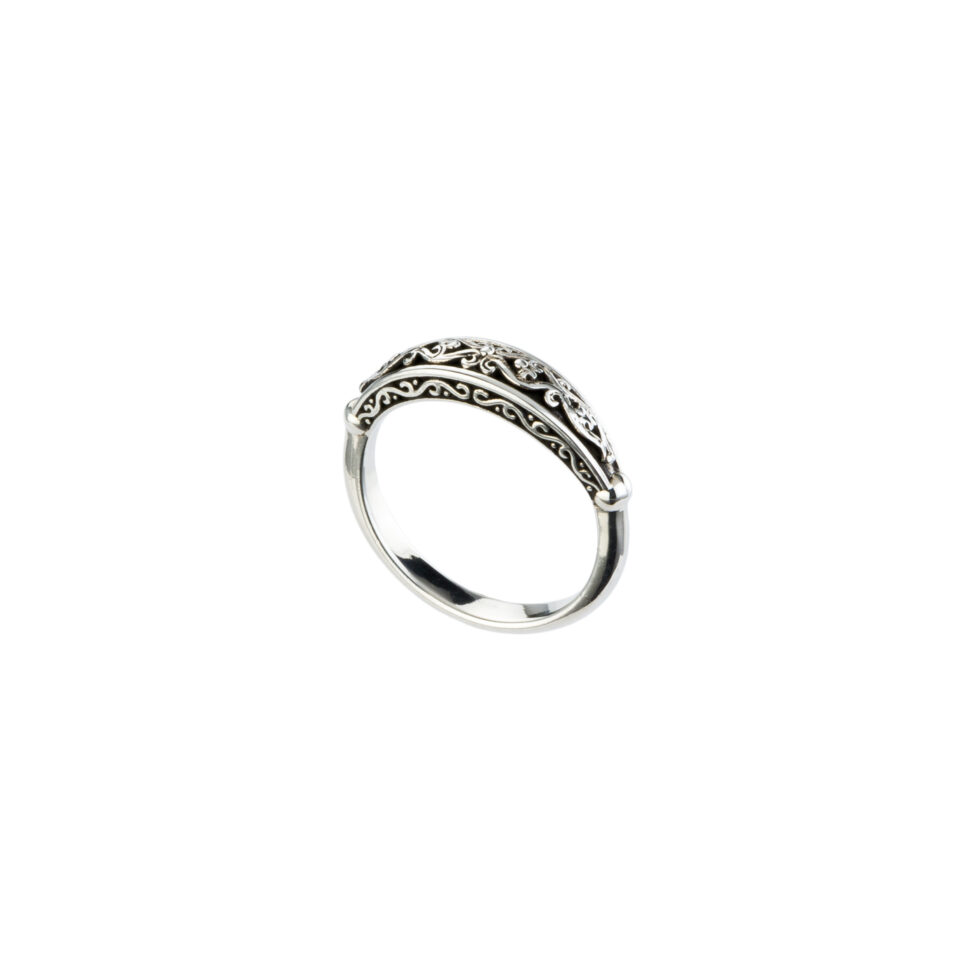 Aretousa sterling silver ring
