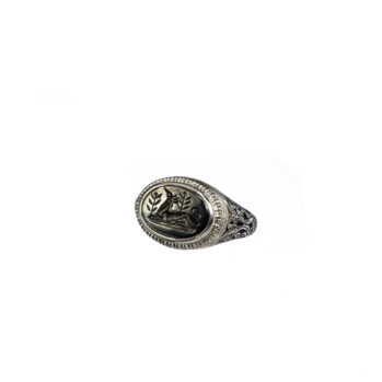 Signet ring in Sterling Silver