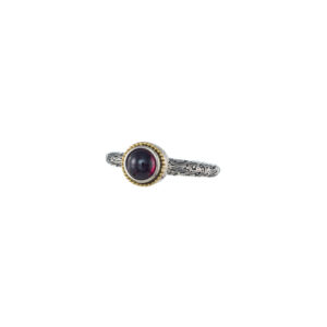 Eden's Garden Ring in 18K Gold and Sterling Silver with Pearl - Image 2