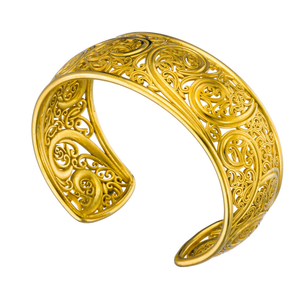 Kallisto adjustable Bracelet in Gold plated silver 925