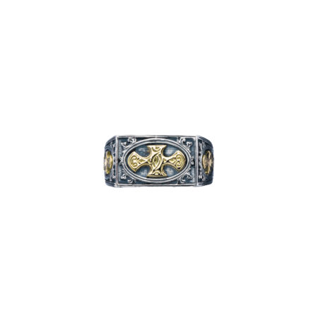 Patmos Ring in 18K Gold and Sterling Silver - Image 3