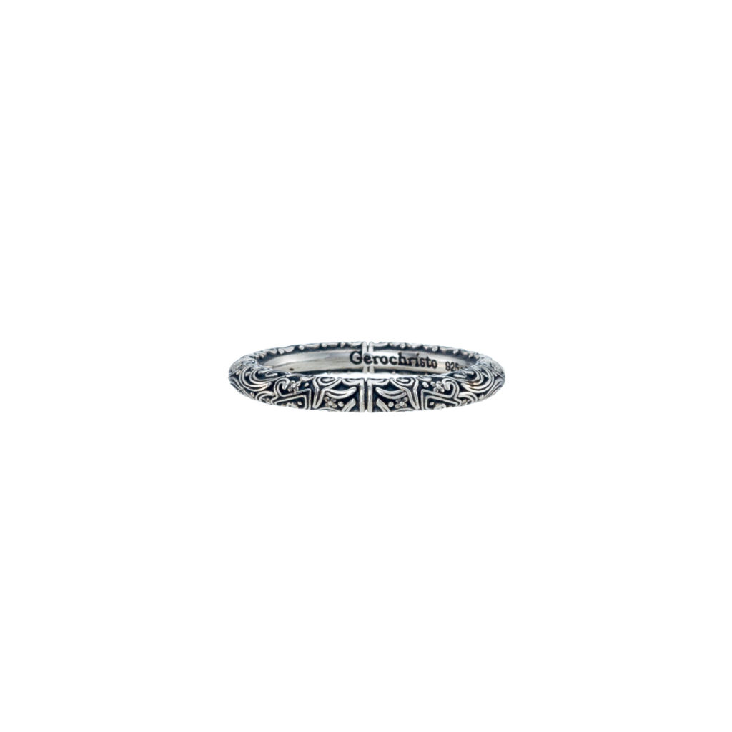 Eva Band ring in Sterling silver
