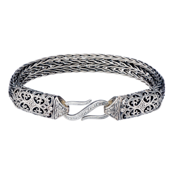 Erotokritos wide Bracelet in Sterling Silver