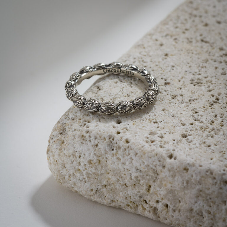 Band ring in Sterling silver