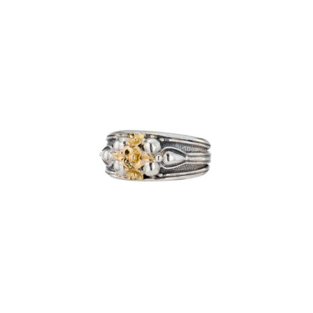 Kassandra flower ring in 18K and Sterling Silver - Image 2
