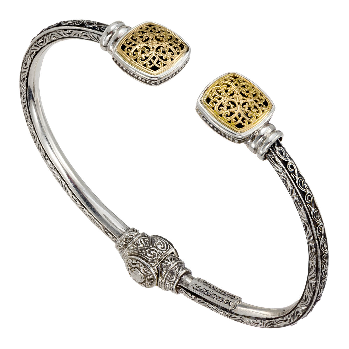Mediterranean Bracelet in 18K Gold and Sterling Silver