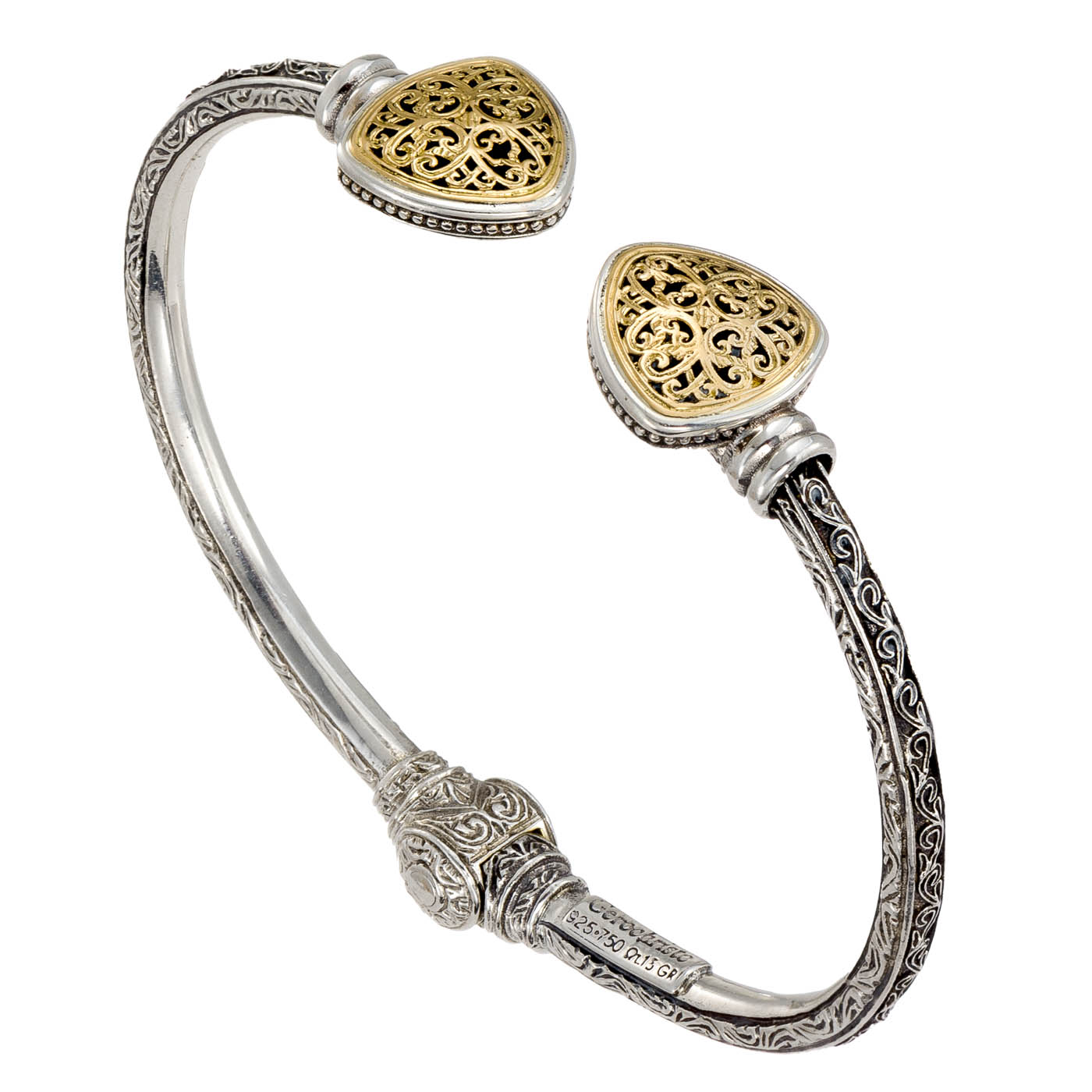 Mediterranean Bracelet in 18K Gold and Sterling Silver