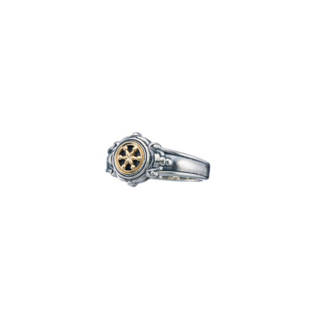 Symbol ring in 18K Gold and Sterling silver - Image 3