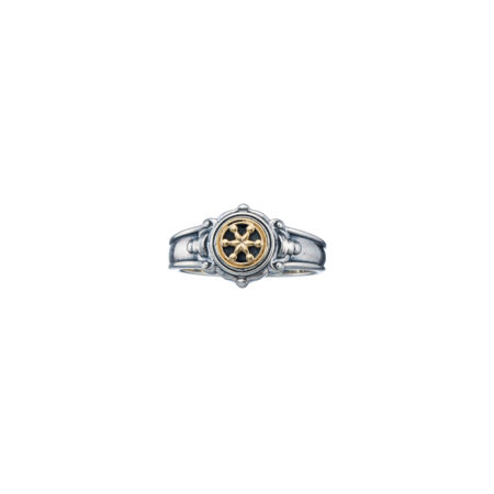 Symbol ring in 18K Gold and Sterling silver - Image 2