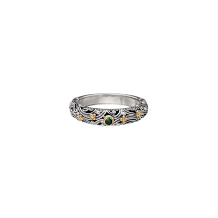 Kynthia Ring in 18K Gold and Sterling Silver with Gemstone - Image 6