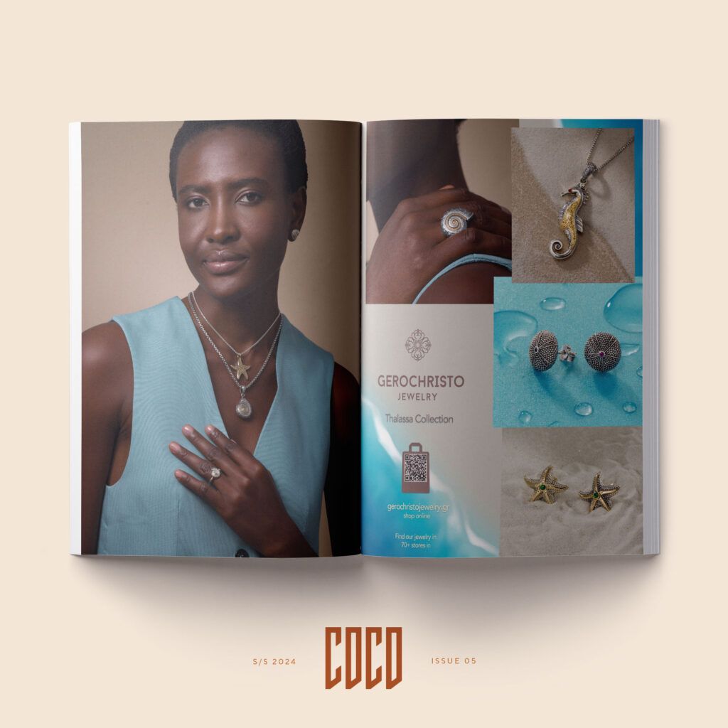 Gerochristo Jewelry Featured in COCO Magazine by COCO-MAT Hotels