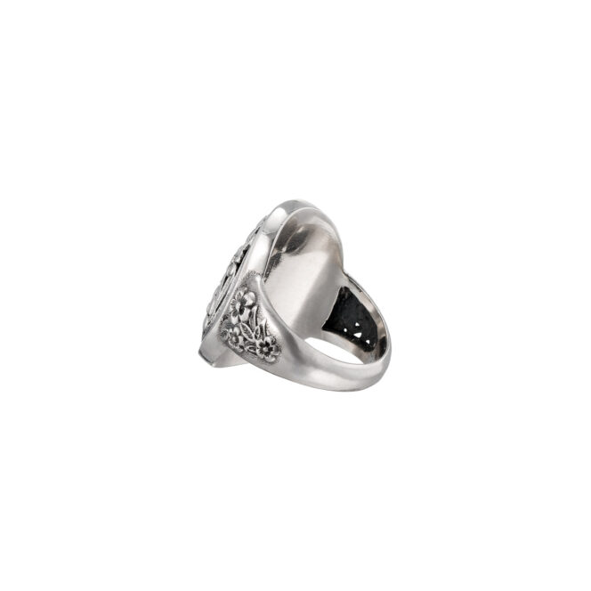 Harmony Big Oval Ring in Sterling Silver - Image 5