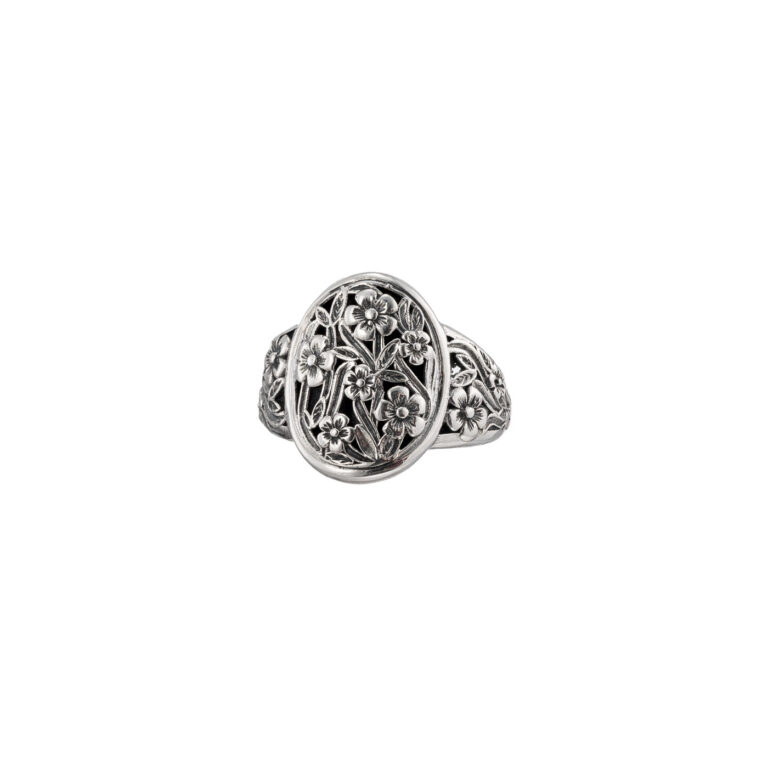 Harmony Oval Ring in Sterling Silver - Image 3