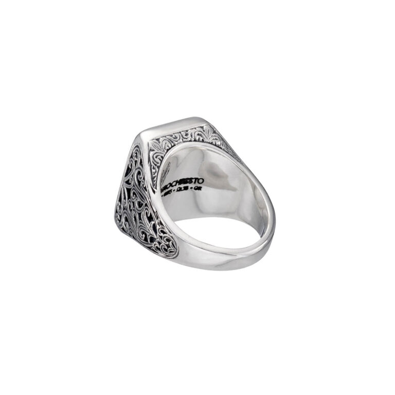 Classic Ring in 18K Gold and Sterling Silver - Image 4