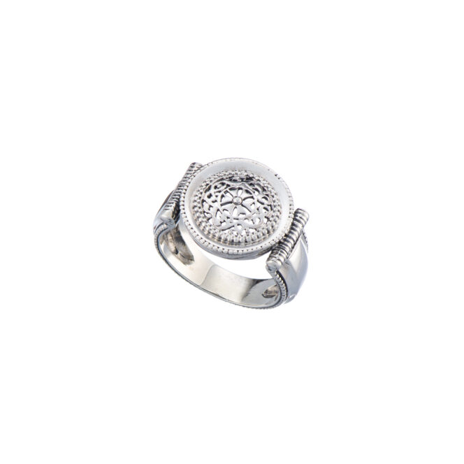 Classic Round Ring in Sterling Silver - Image 2