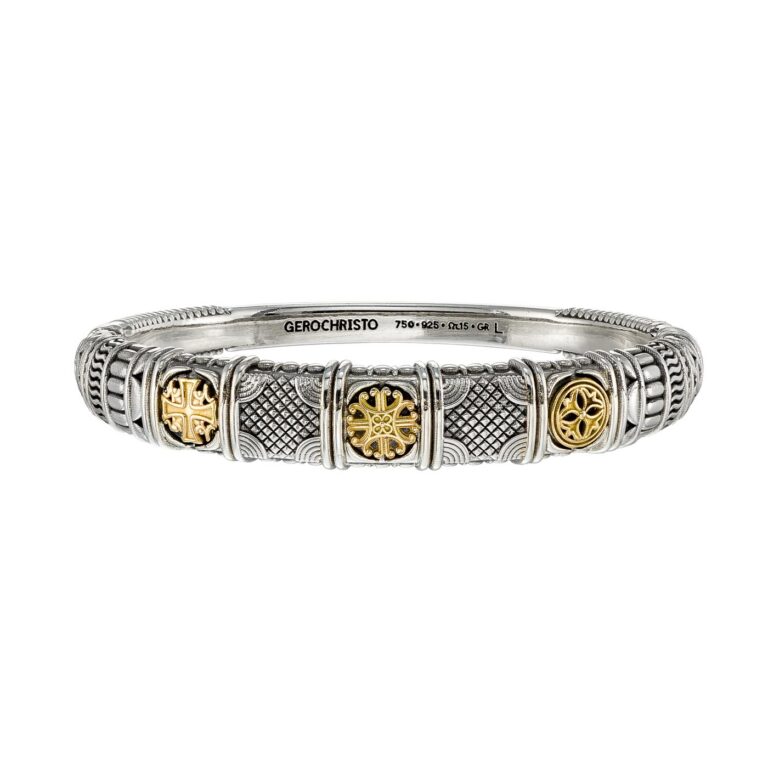 Alexander Bracelet in 18K Gold and Sterling Silver - Image 3