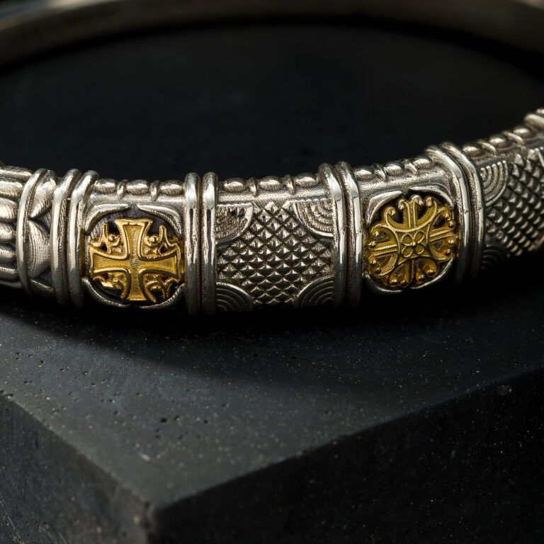 Alexander Bracelet in 18K Gold and Sterling Silver - Image 2