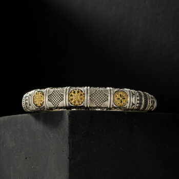 Alexander Bracelet in 18K Gold and Sterling Silver
