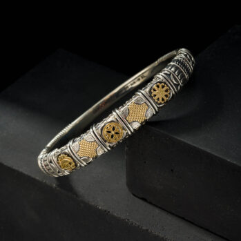 Alexander Bracelet in 18K Gold and Sterling Silver