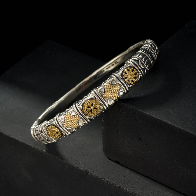 Alexander Bracelet in 18K Gold and Sterling Silver