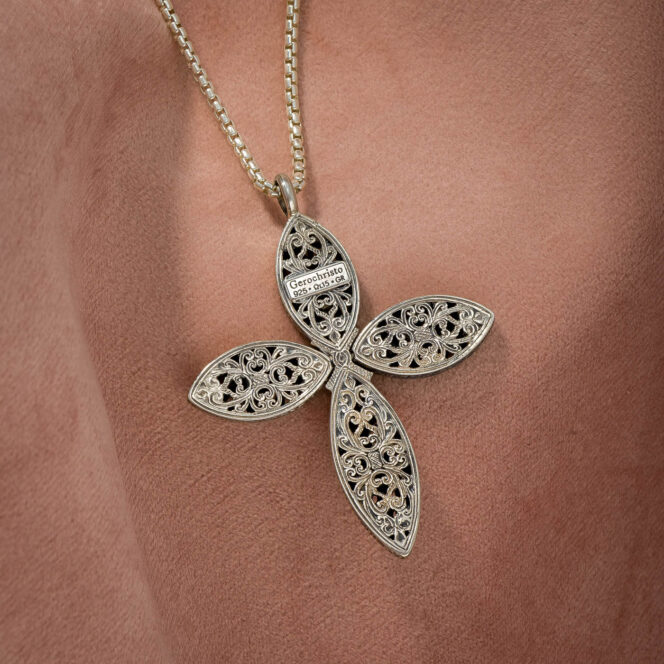 Mediterranean Cross in Sterling Silver - Image 3