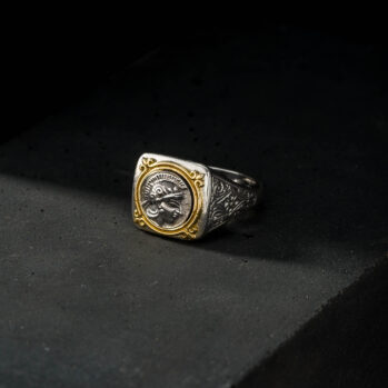 Athena Ring in 18K Gold and Sterling Silver