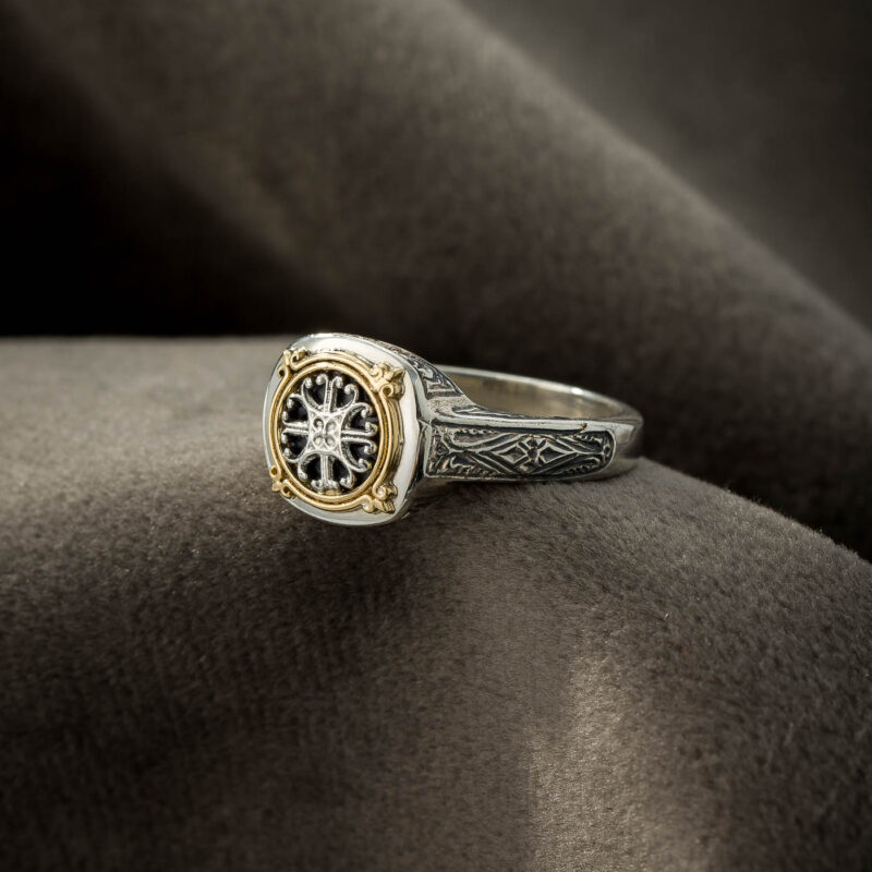 Gerochristo Men's Rings, Beautiful handcrafted silver and