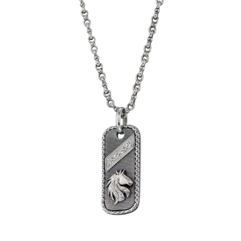 Horse Talisman Pendant Sterling Silver - Image 2