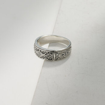 Mediterranean band Ring in Sterling Silver