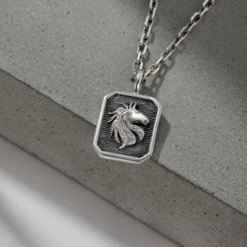 Horse The Spirit of Freedom Pendant in Sterling Silver
